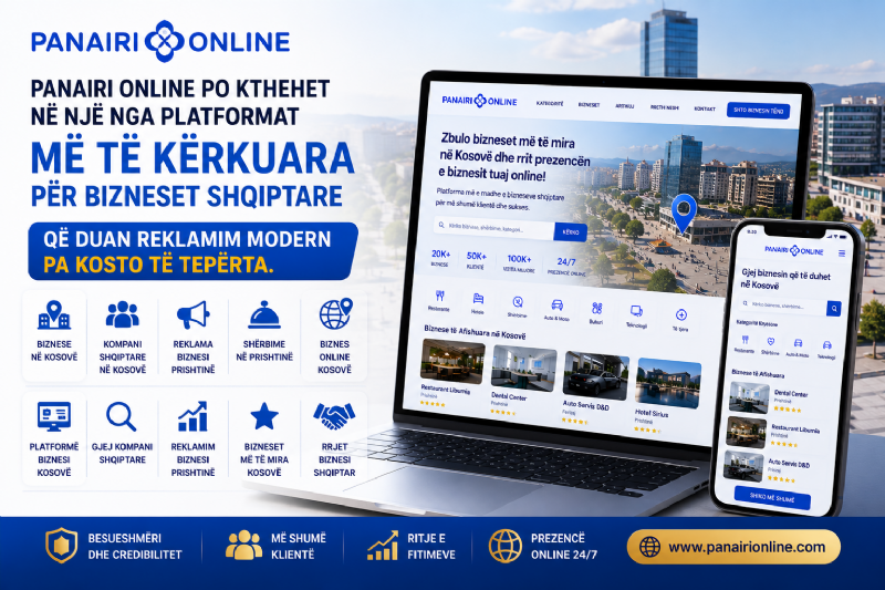 Panairi Online në Kosovë po kthehet në një nga platformat më të kërkuara për bizneset shqiptare që duan reklamim modern pa kosto të tepërta.
